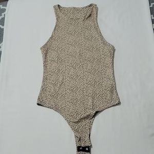Animal-print Bodysuit